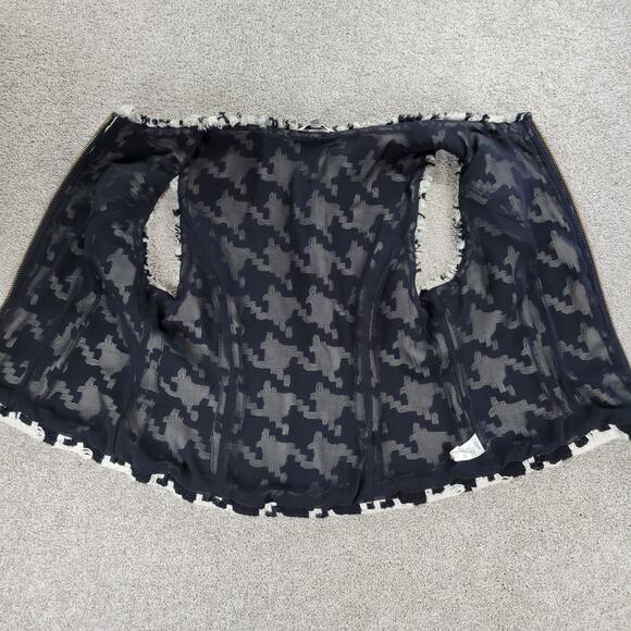 CAbi Black and White Houndstooth Vest - Picture 6 of 16